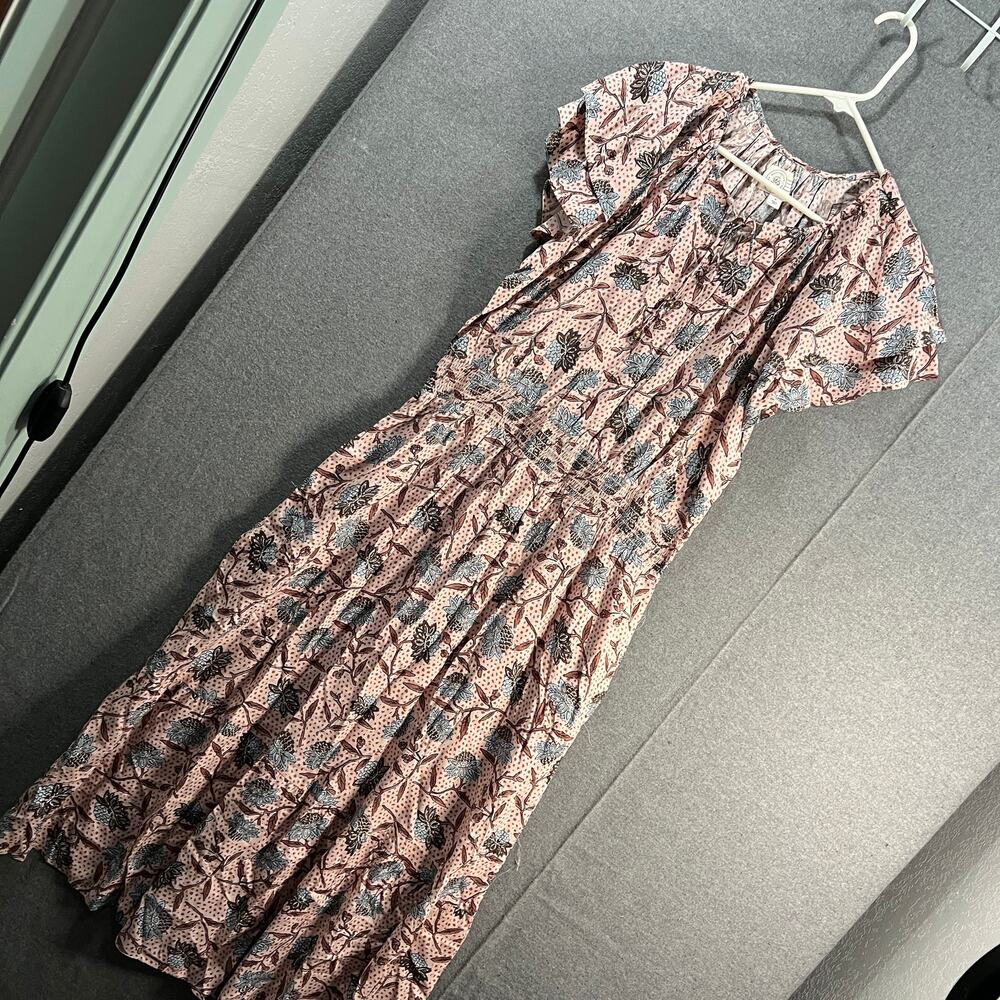 Destination 365 Resular Printed Short-Sleeve Midi Dress Medium